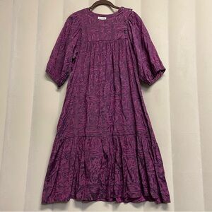 Vintage Liberty House Women’s Dress Small Hawaiian  Muumuu Midi Vacation